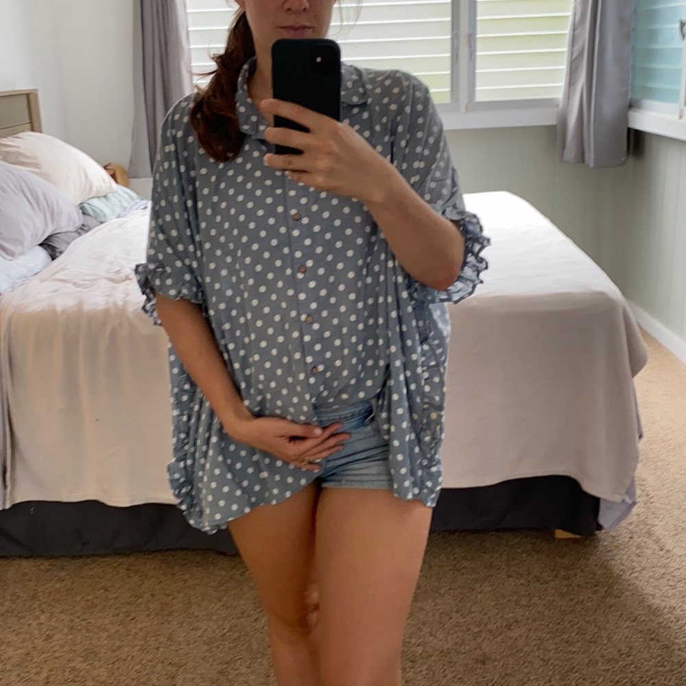 Fun Maternity Blouse